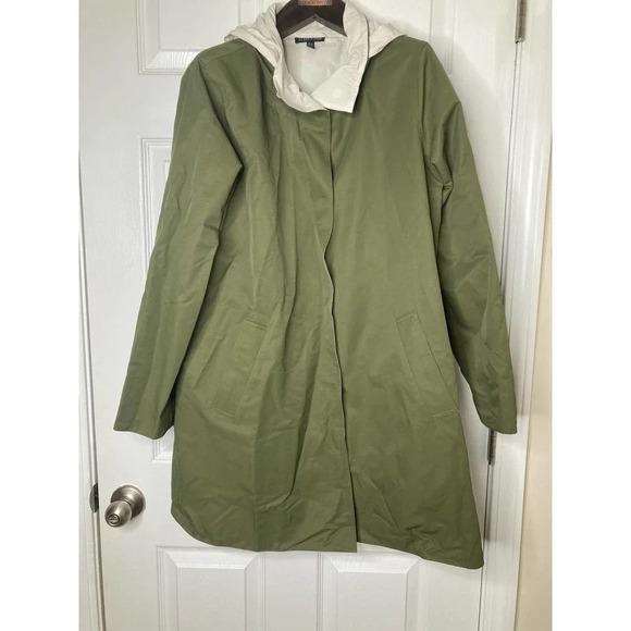 Eileen fisher reversible stand collar jacket sz s - Picture 8 of 16